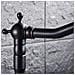 Vintage Alto Forma Retrò piùdi Rubinetto Lavabo Bagno Vecchio Nero - Foto miniatura 3