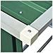 Capannone Da Giardino In Acciaio Zincato 163x83x154 Cm Verde - Foto miniatura 6