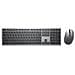 Tastiera Wireless + Bluetooth KM7321W Colore Grigio Titanio (Layout Italiano) + Mouse Ottico 7 Tasti 1600 DPI Colore Grigio Titanio - Foto miniatura 1