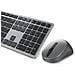 Tastiera Wireless + Bluetooth KM7321W Colore Grigio Titanio (Layout Italiano) + Mouse Ottico 7 Tasti 1600 DPI Colore Grigio Titanio - Foto miniatura 5