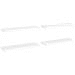 Scaffali A Parete 4 Pz Bianco 80x23,5x3,8 Cm In Mdf - Foto miniatura 2