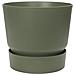 Vaso Per Fiori Rotondo Elho Greenville 47 - Esterno - Ø 47 X H 44,1 Cm - Verde Foglia - Foto miniatura 1