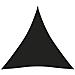 Parasole a Vela Oxford Triangolare 5x5x5 m Nero - Foto miniatura 1
