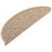 Tappeti Adesivi Scale Aspetto Sisal 15 pz 56x17x3cm Beige Scuro - Foto miniatura 2