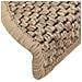 Tappeti Adesivi Scale Aspetto Sisal 15 pz 56x17x3cm Beige Scuro - Foto miniatura 6