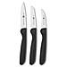 Set of knives, 9 cm, 28 cm, Acciaio inossidabile, Nero, Acciaio inossidabile - Foto miniatura 1