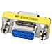 D-Sub 9 F / F D-Sub 9-pin D-Sub 9-pin Metallico, Giallo cavo di interfaccia e adattatore - Foto miniatura 1
