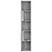 Scaffale Angolare Grigio Sonoma 33x33x164,5cm Legno Multistrato - Foto miniatura 3