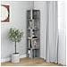 Scaffale Angolare Grigio Sonoma 33x33x164,5cm Legno Multistrato - Foto miniatura 1