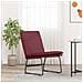 Sedia Lounge Rosso Vino 52x75x76 Cm In Tessuto - Foto miniatura 1