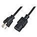 Cavo di Alimentazione 300179 Tipo B 1,8 m C13 Dritto Femmina Nero - Foto miniatura 2