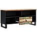 Mobile Tv 100x33x46cm Legno Massello Recupero Legno Multistrato - Foto miniatura 4
