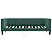 Divano Letto Con Materasso Verde Scuro 90x200 Cm In Velluto - Foto miniatura 5
