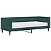 Divano Letto Con Materasso Verde Scuro 90x200 Cm In Velluto - Foto miniatura 1