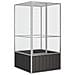 Gabbia per Uccelli Antracite 111x107x211,5 cm Acciaio Zincato - Foto miniatura 1