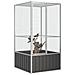 Gabbia per Uccelli Antracite 111x107x211,5 cm Acciaio Zincato - Foto miniatura 2