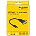 Adattatore USB Type-C per 1 x seriale RS-232 D-Sub 9 pin maschio con viti 0,25 m - Foto miniatura 2