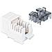 Frutto Keystone Slim Cat. 6 Per Cavo Rigido Con Supporto Punch-down 25 Pz Bianco - Foto miniatura 2
