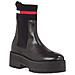 Flatform Chelsea Sock Stivaletti Pelle Scarpe Donna Nero Eu 39, En0en02301 Bds - Foto miniatura 1