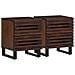 Comodini 2pz 40x34x46 Cm In Legno Massello Di Mango - Foto miniatura 1