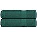 Asciugamani Doccia 2 Pz Verde 70x140 Cm 360 G/m 100% Cotone - Foto miniatura 1