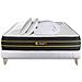 Pacchetto Letto Completo - Materasso 160x200cm + Box Spring Con Doghe (kit) + 2 Cuscini + Piumino - Ultra - Foto miniatura 5