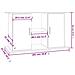 Supporto Acquario 101x41x58 cm in Legno Multistrato Rovere Fumo - Foto miniatura 10