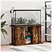 Supporto Acquario 101x41x58 cm in Legno Multistrato Rovere Fumo - Foto miniatura 2
