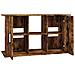 Supporto Acquario 101x41x58 cm in Legno Multistrato Rovere Fumo - Foto miniatura 6