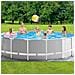 Piscina Fuori Terra - In Giro - 457x457x122 Cm - Grigio - Include Accessori Coordinati Cb51 - Foto miniatura 3