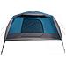 Tenda da Campeggio con Portico per 4 Persone Blu Impermeabile - Foto miniatura 5