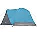 Tenda da Campeggio con Portico per 4 Persone Blu Impermeabile - Foto miniatura 8