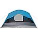 Tenda da Campeggio con Portico per 4 Persone Blu Impermeabile - Foto miniatura 9