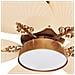 Ventilatore A Soffitto Con Luce Bormejo Con Telecomando Led Oro - Foto miniatura 4