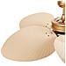 Ventilatore A Soffitto Con Luce Bormejo Con Telecomando Led Oro - Foto miniatura 5