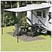 Tarp da Tenda Grigio chiaro Poliestere 200 x 400 cm Leggero - Foto miniatura 2