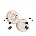 Cuscinetti Auricolari Di Ricambio In Silicone Per Cuffie Bluetooth Beats Solo 4 Beige - Foto miniatura 2