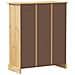 Scarpiera Corona 86x38,5x108 cm in Legno Massello di Pino - Foto miniatura 6
