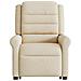 Poltrona Alzapersona Reclinabile Elettrica Crema in Tessuto - Foto miniatura 5