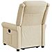 Poltrona Alzapersona Reclinabile Elettrica Crema in Tessuto - Foto miniatura 7