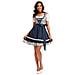 Costume Dirndl Oktoberfest: Abito Bavarese Da Birraia Con Stampa Floreale  S - Foto miniatura 4