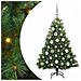 Albero di Natale artificiale con 150 LED Verde 120 cm PE e PVC - Foto miniatura 1