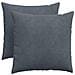 Cuscini da Divano 2 pcs Grigio scuro 50 x 50 cm - Foto miniatura 1