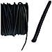 Corda Elastica 10mm Nera 50 Metri Rivestita In Pp - Ideale Per Teloni E Fissaggi - Foto miniatura 1