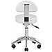 sgabello pedicure cosmetico 304p bianco - Foto miniatura 3