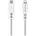 Cavo Di Ricarica E Dati Usb-c A Lightning 1,2 M Intrecciato Certificato Mfi, Bianco - Foto miniatura 1