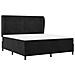 Letto a molle con materasso Nero 200 x 180 cm Poliestere - Foto miniatura 5