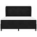 Letto a molle con materasso Nero 200 x 180 cm Poliestere - Foto miniatura 7