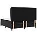Letto a molle con materasso Nero 200 x 180 cm Poliestere - Foto miniatura 9