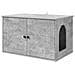 Casa per Gatti Calcestruzzo 85 x 55 x 50 cm Legno multistrato - Foto miniatura 1